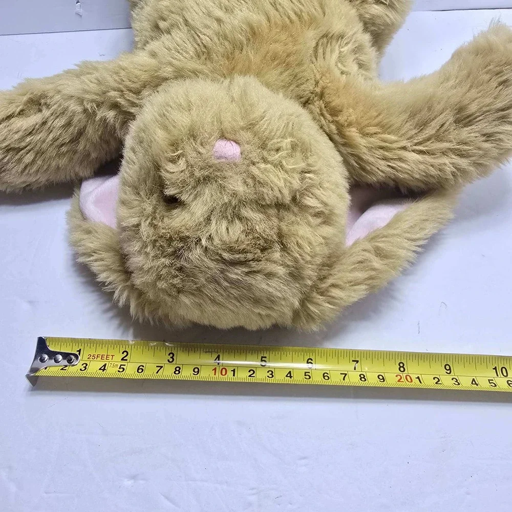 Build A Bear Workshop Tan Floppy Bunny Rabbit Plush Lop Ears Shaggy 18 Inch